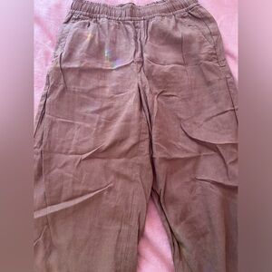 Old Navy Chestnut Wide Leg Trousers